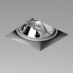Trimless: flush with ceiling & without trim